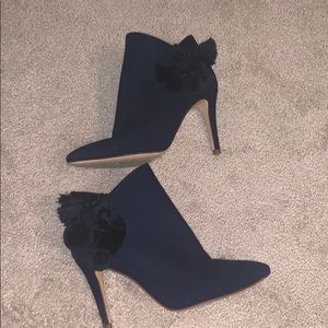 Navy blue Zara Booties